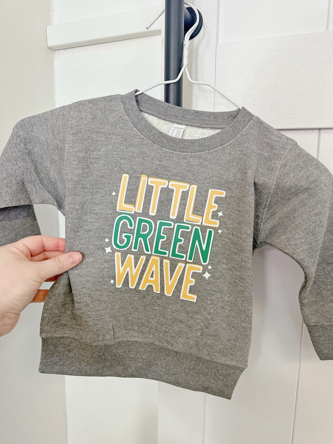 LITTLE GREEN WAVE CREWNECK (CLEARANCE)