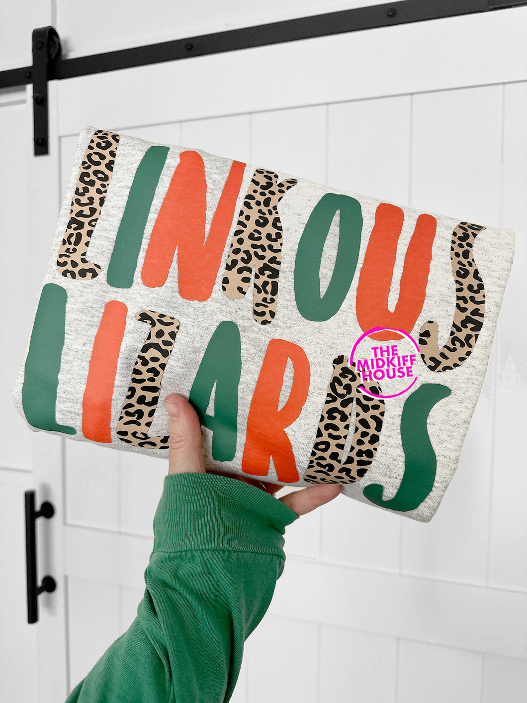 SALE! LIZARDS LEOPARD STAMP CREWNECK