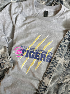 MACY TIGERS SCRATCH TEE