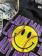 Load image into Gallery viewer, LADY MAFIA RETRO SMILE CREWNECK
