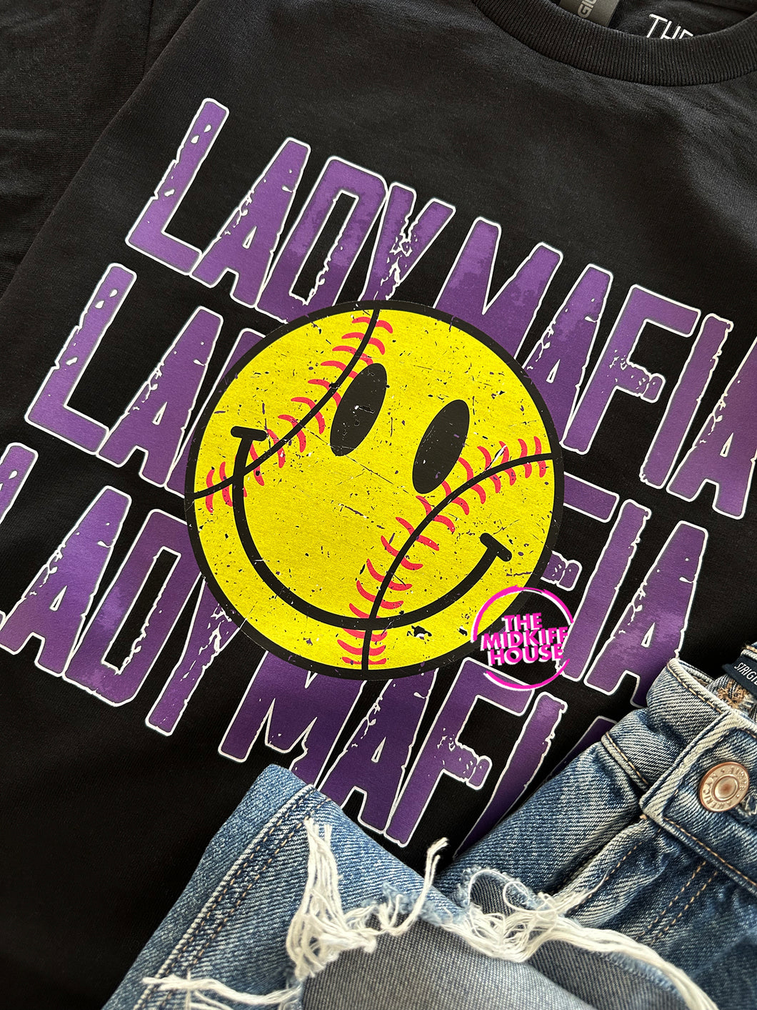 LADY MAFIA RETRO SMILE TEE