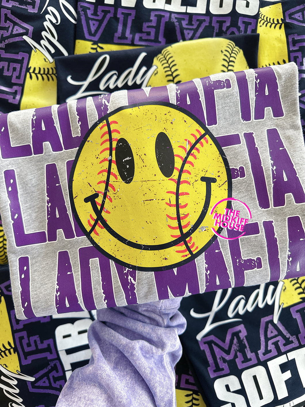 LADY MAFIA RETRO SMILE TEE