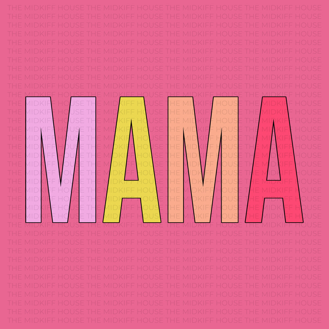 MAMA BOLD ALPHA TEE