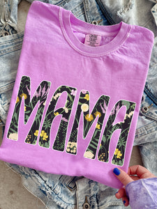 MAMA RETRO BOTANICAL TEE