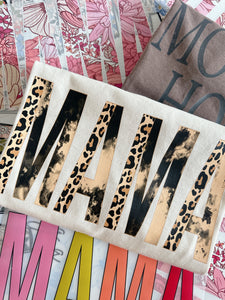 LEOPARD PAINTED MAMA TEE