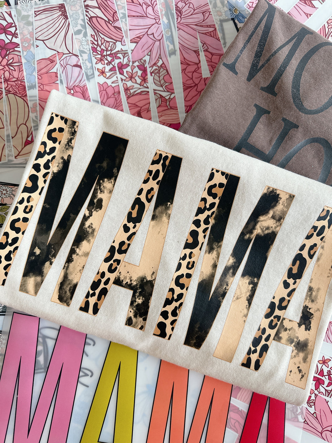 LEOPARD PAINTED MAMA TEE