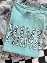 Load image into Gallery viewer, MAMA VARSITY LEOPARD TEE
