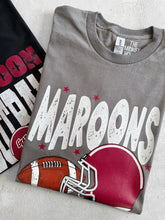 Load image into Gallery viewer, MAROONS GRUNGE HELMET TEE
