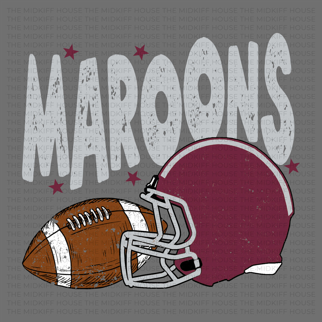 MAROONS GRUNGE HELMET CREWNECK