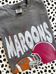 MAROONS GRUNGE HELMET TEE