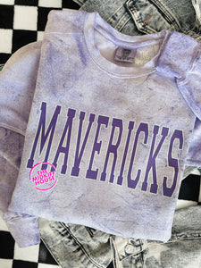 MAVERICKS VARSITY COLORBLAST CREWNECK