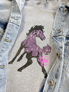 MAVERICK FAUX SPARKLE TEE