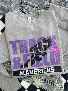 MAVERICKS TRACK BOLD CREWNECK