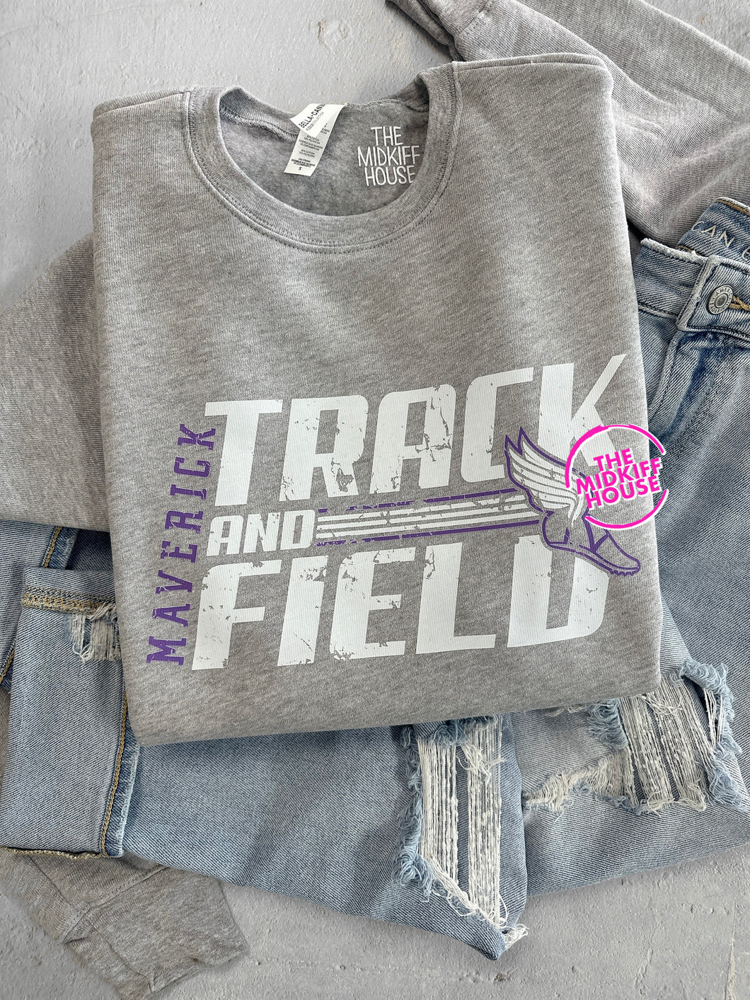 MAVERICK TRACK AND FIELD CREWNECK