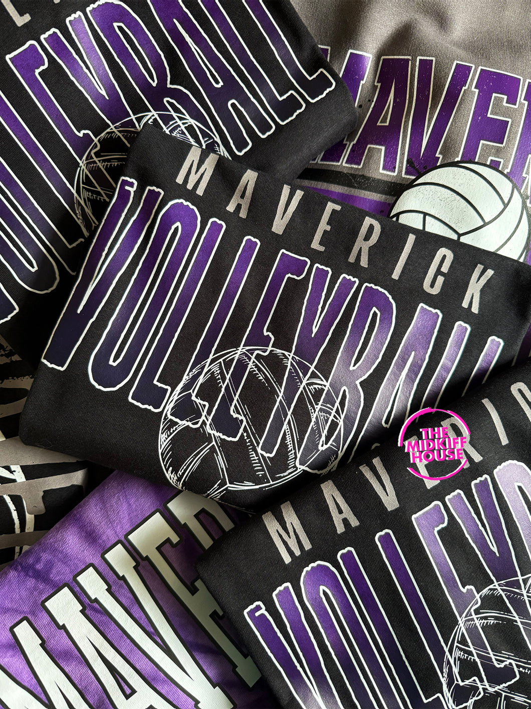 MAVERICK VINTAGE FADE VOLLEYBALL TEE