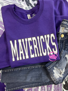 MAVERICKS VARSITY CREWNECK