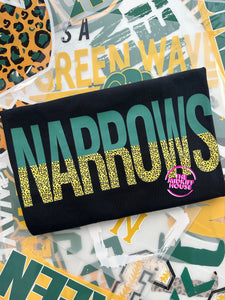 SALE! NARROWS HALF LEOPARD TEE