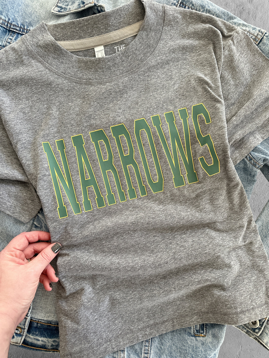 SALE! NARROWS VARSITY BOXY TEE