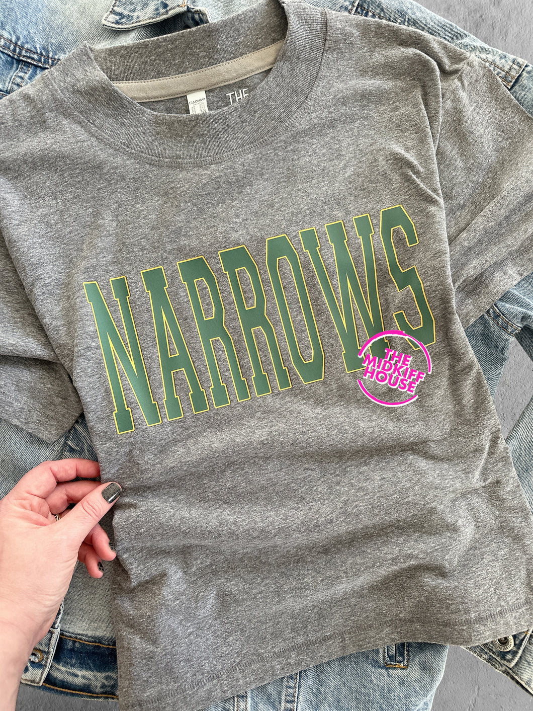 SALE! NARROWS VARSITY BOXY TEE