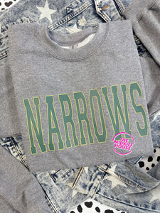 SALE! NARROWS VARSITY CREWNECK