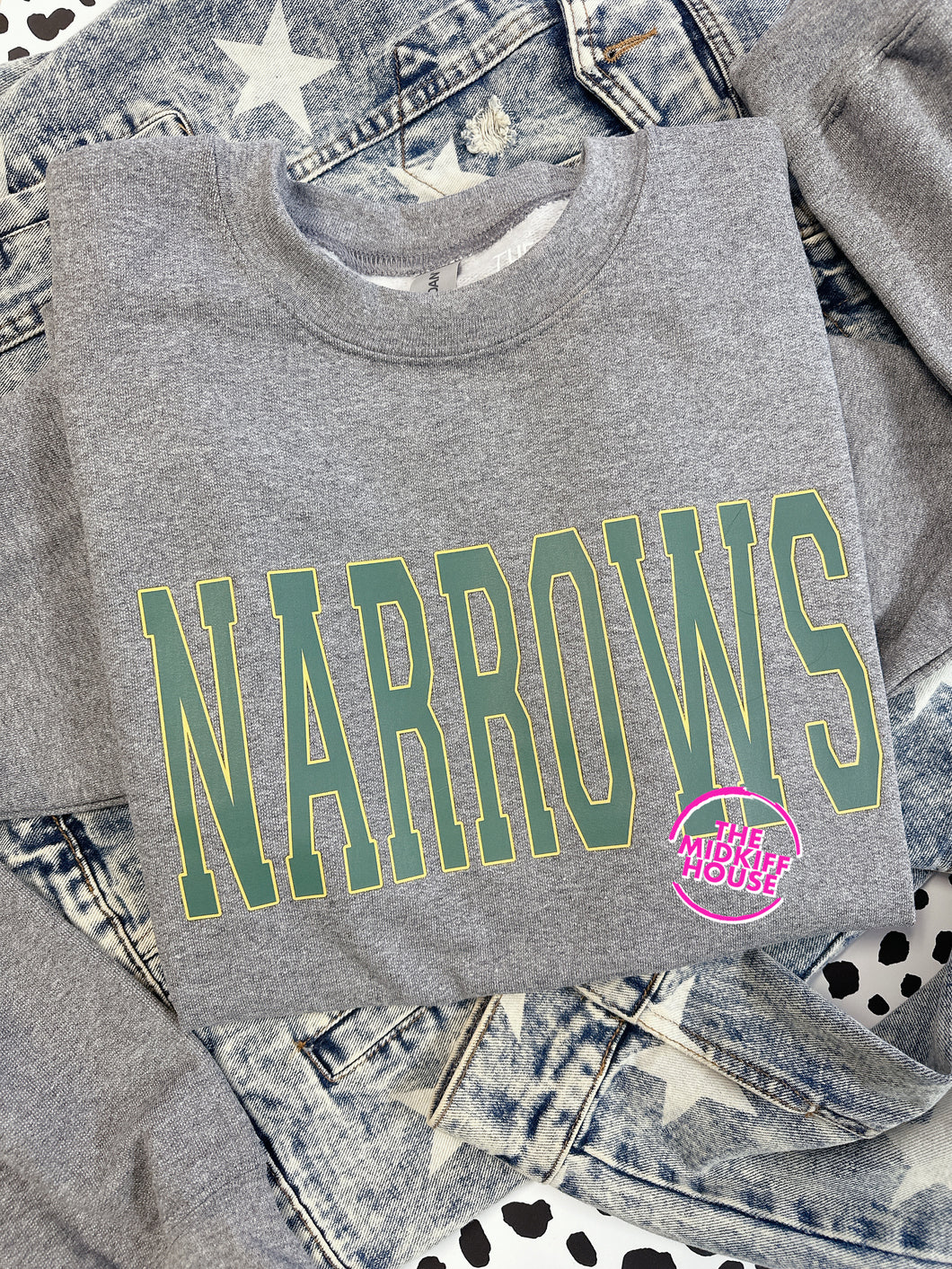 SALE! NARROWS VARSITY CREWNECK