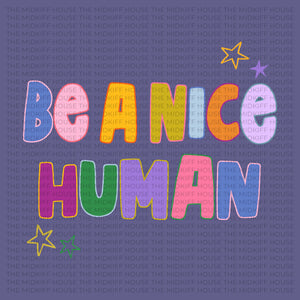 BE A NICE HUMAN TEE