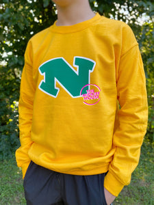 CLASSIC N LOGO CREWNECK (GOLD)