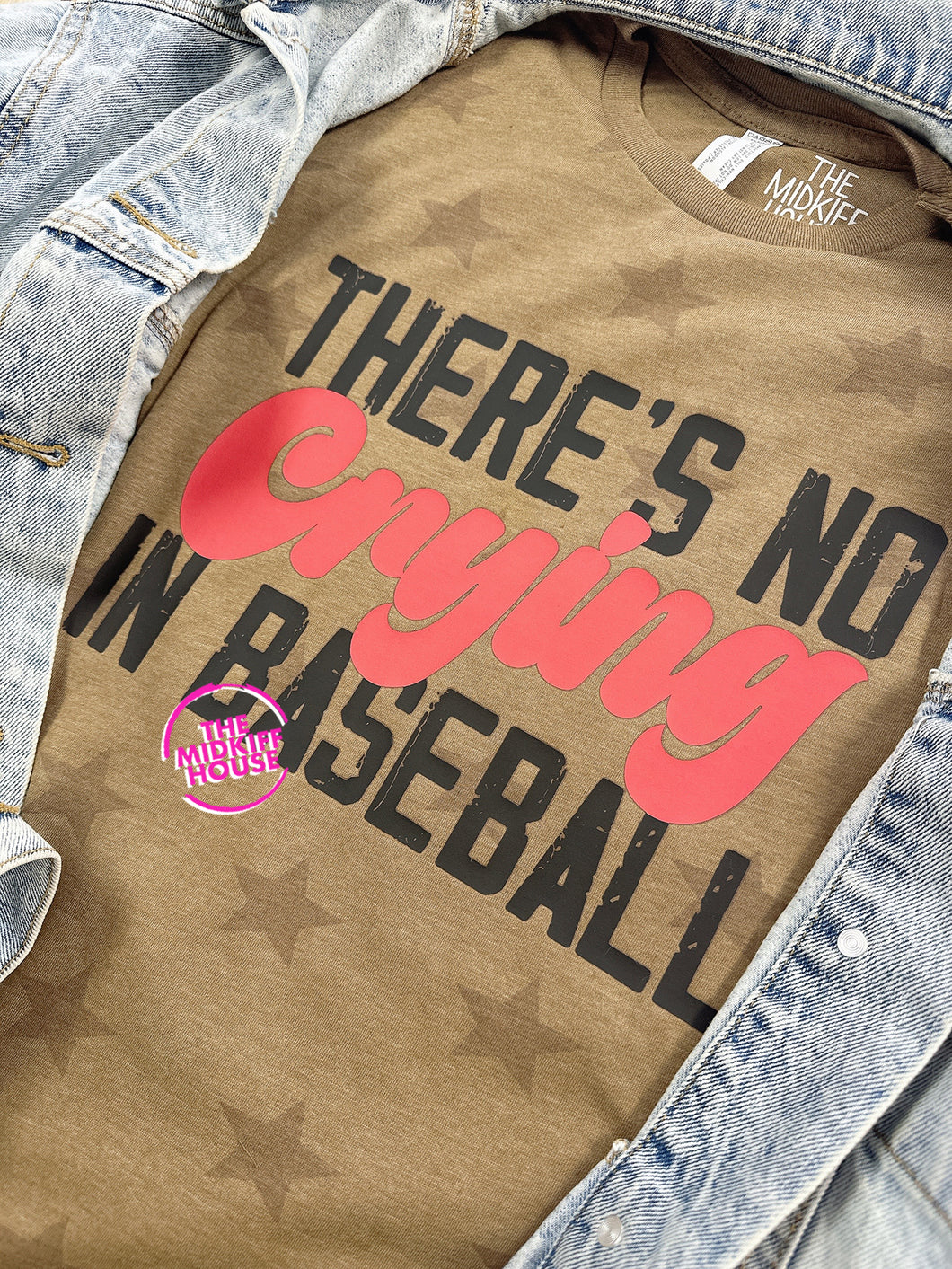 SALE! NO CRYING IN BASEBALL TEE