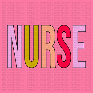 NURSE BOLD ALPHA TEE