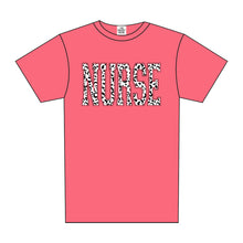 Load image into Gallery viewer, NURSE VARSITY LEOPARD TEE
