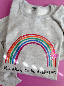 OKAY TO BE DIFFERENT CREWNECK