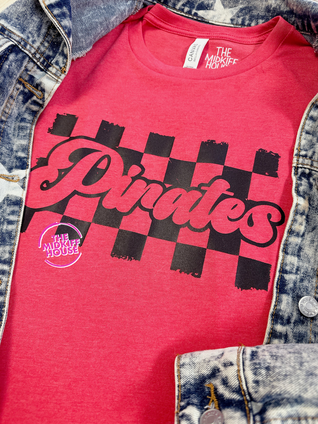 PIRATES CHECKERBOARD TEE