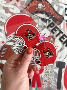 PIRATES FOOTBALL HELMET TRANSFER DECAL