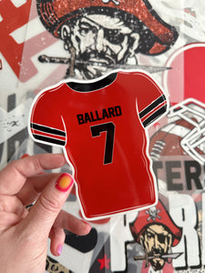 PIRATES FOOTBALL JERSEY TRANSFER DECAL