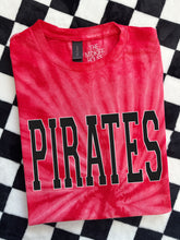 Load image into Gallery viewer, PIRATES VARSITY TIE-DYE TEE
