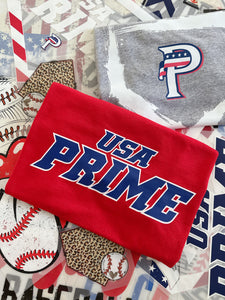 USA PRIME TEXT LOGO TEE
