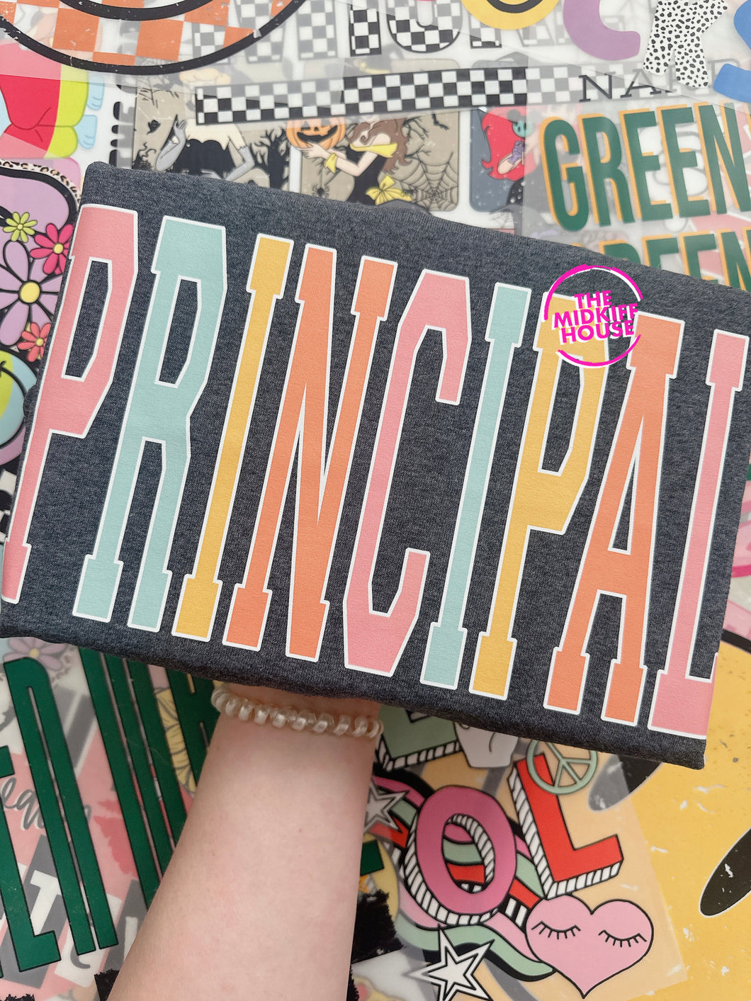 PRINCIPAL RAINBOW VARSITY TEE