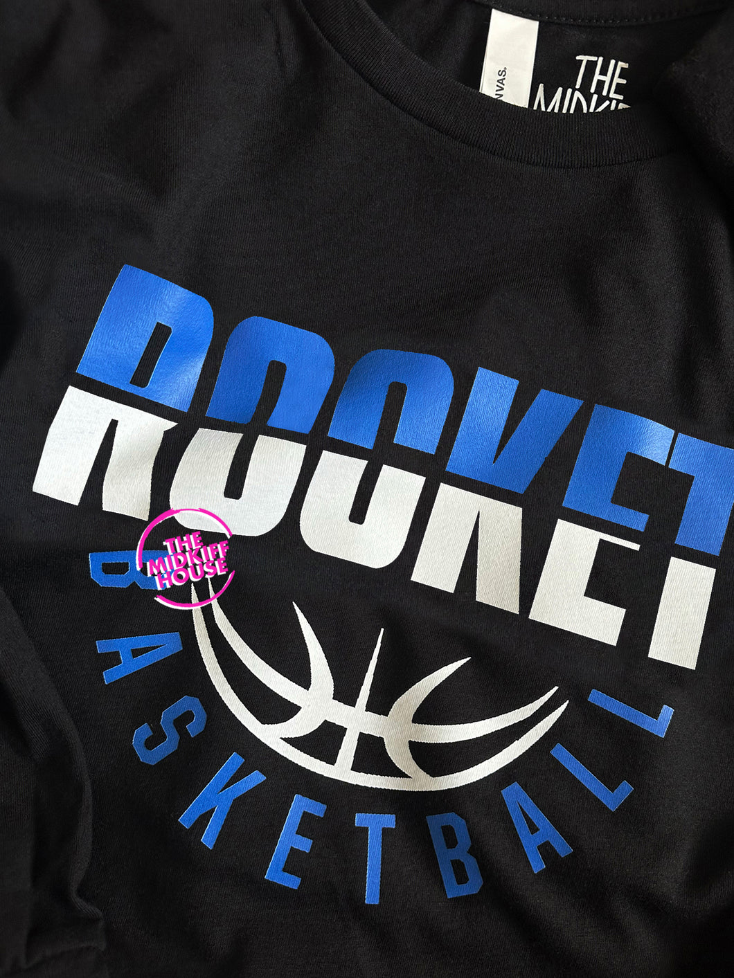 ROCKETS BASKETBALL HALF SPLIT LONG SLV