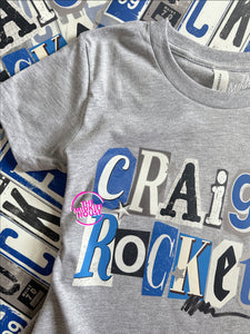 ROCKETS SCRAPBOOK TEE