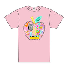 Load image into Gallery viewer, SCHOOL SUPPLIES APPLE TEE

