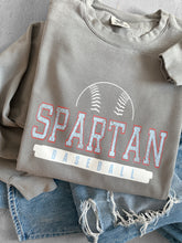 Load image into Gallery viewer, SPARTAN BASEBALL JERSEY TITLE CREWNECK
