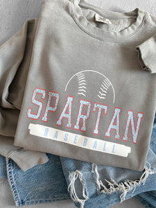 SPARTAN BASEBALL JERSEY TITLE CREWNECK