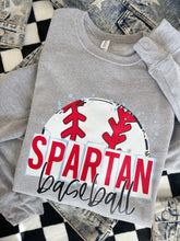 Load image into Gallery viewer, SPARTAN BASEBALL SKETCH CREWNECK
