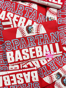 SPARTAN BASEBALL GRUNGE TEE