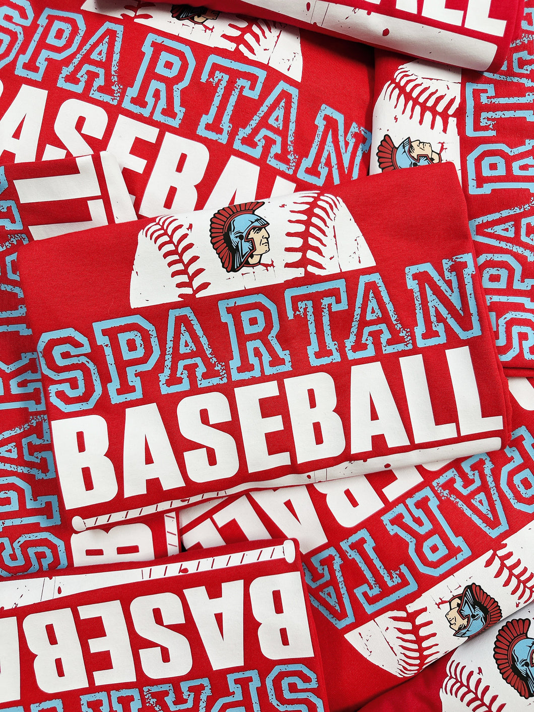 SPARTAN BASEBALL GRUNGE TEE