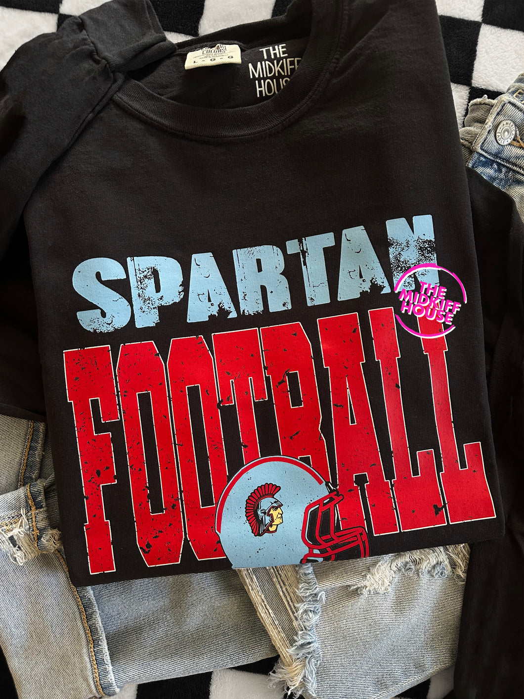 SPARTAN FOOTBALL BOLD LONG SLV