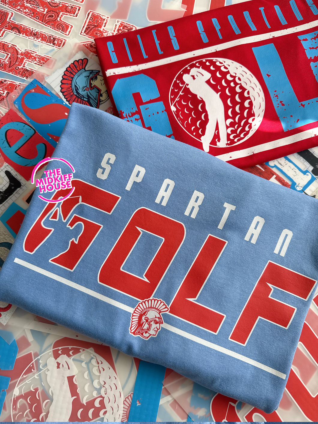 SPARTAN GOLF SLEEK LINE TEE