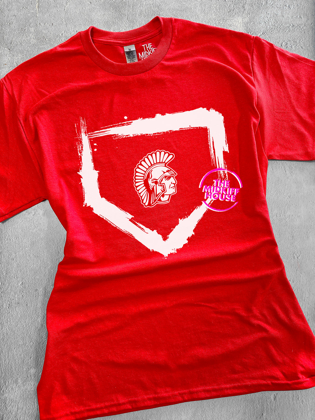 SPARTAN LOGO HOME PLATE TEE