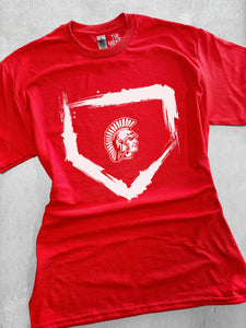 SPARTAN LOGO HOME PLATE TEE