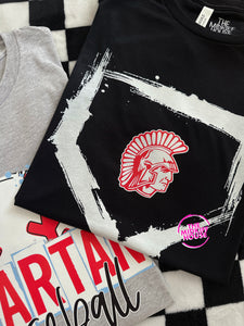 SPARTAN LOGO HOME PLATE TEE